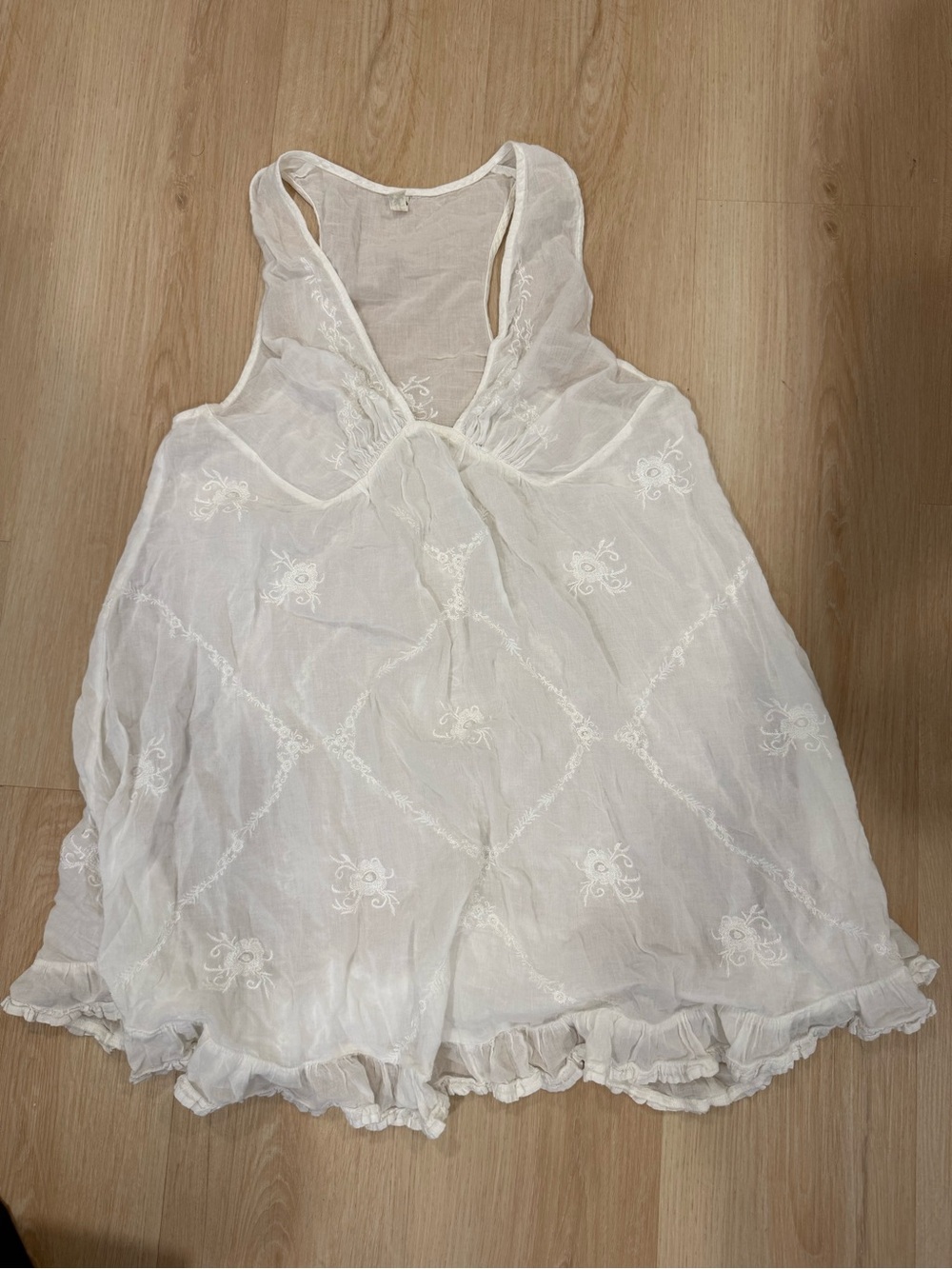 Free People Sheer Mini Dress